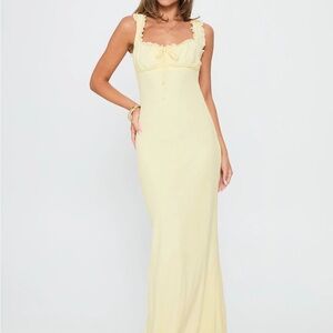 strapless open back dress WW43664] Rue Mariscal main image 0